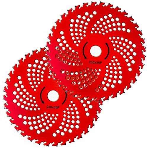 Kurt-Saw 2-Pack 9"36 Teeth Carbide Tipped Blades for Brush Cutter, Trimmer, Weed Eater - Image 2