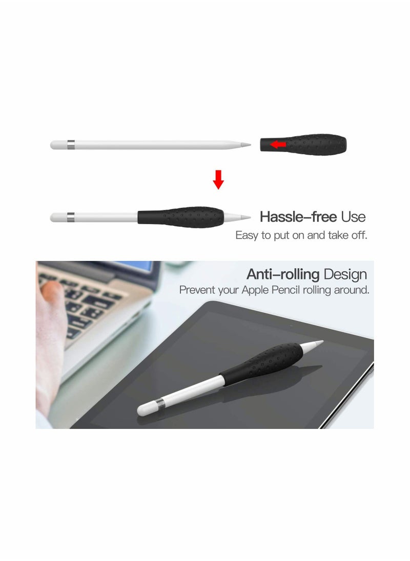 Generic - Compatible for Apple Pencil 1st / 2nd Generation Case, Grip Holder Silicone Soft Anti-Slip Sleeve, Capacitive Stylus Sleeve Holder Protector ​(4 Pack) - Image 1