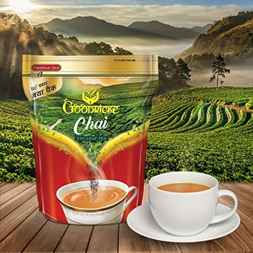 Goodricke Chai CTC Leaf Tea 1kg | Premium Assam Loose Leaf Black | Strong Kadak Chai Patti | Perfect for Milk | Natural Indian Tea | Bulk Family Pack Rich Taste - Image 4