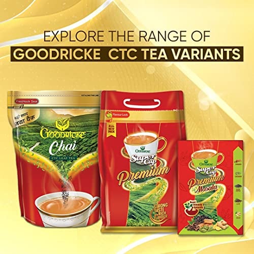 Goodricke Chai CTC Leaf Tea 1kg | Premium Assam Loose Leaf Black | Strong Kadak Chai Patti | Perfect for Milk | Natural Indian Tea | Bulk Family Pack Rich Taste - Image 5