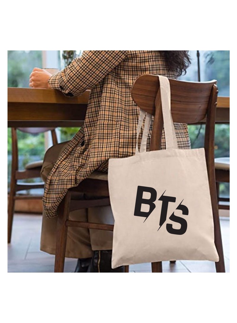 BTS - Cotton bags - Reusable cotton bags - Eco Friendly - Light Weight - For grocery, school, office, Travel - Image 3