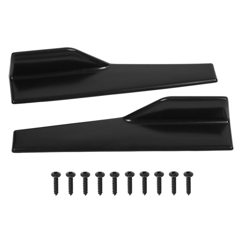 Car Side Skirt Splitter Universal Fit High Strength Plastic - Matte Black Exterior Decoration for Cars - Image 1