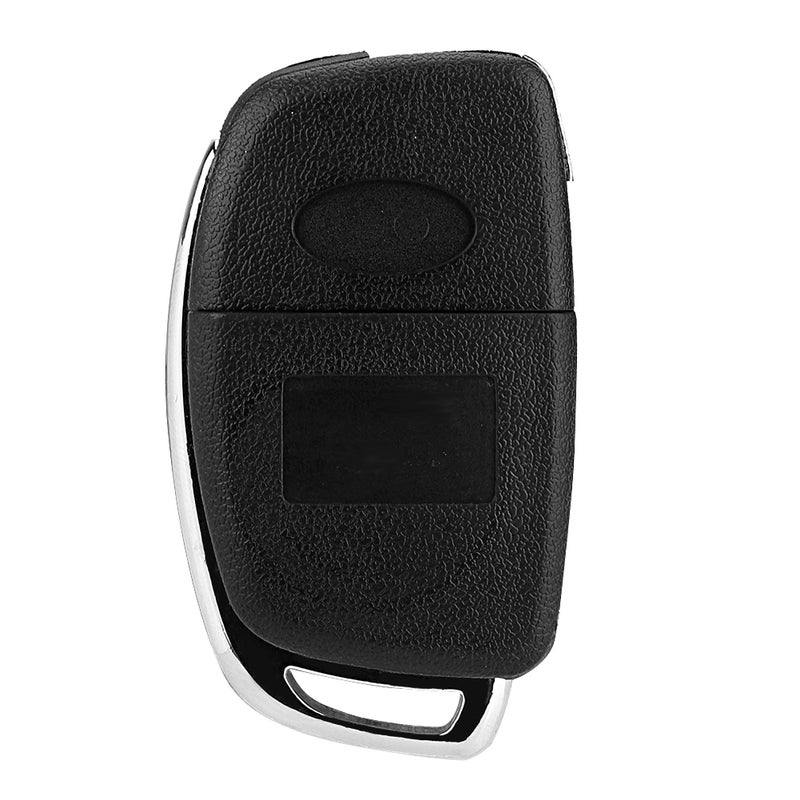 Flip 4 Button Remote Key Fob Case Shell Cover Fit For Hyundai Santa Fe (ix45) 2013-2014 - Image 1