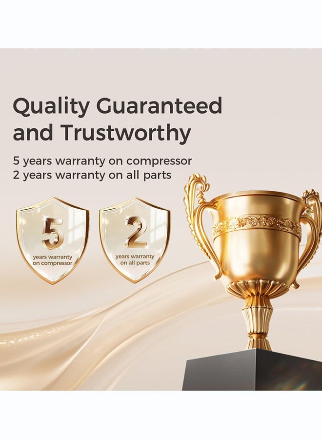 هاير Haier Window AC 18000 BTU Cool Only | HW-18LME13/R2(T3N) |  100% Copper | 24 Hours Timer | Easy Clean Filters | 4-Ways Airflow Direction | 5-Years Compressor Warranty | 2-Years All Parts Warranty | White Color 1765 W HW-18LME13/R2(T3N) White Color - Image 3