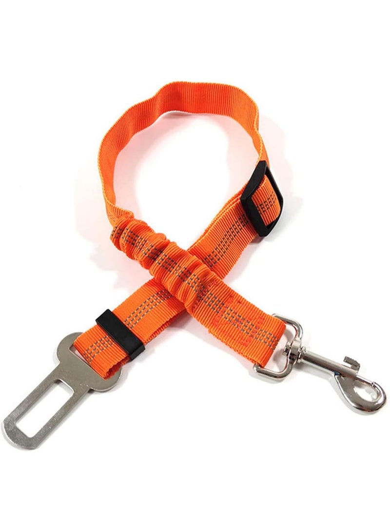 GGOOT Pet Rope Dog Seat Belt Harness Adjustable Dog Cat Safety Leads Car Seat Belt Nylon Vehicle Seatbelts for Dogs Vehicle Travel Pet Products Pet Traction Rope(Elastic H)  - Image 1