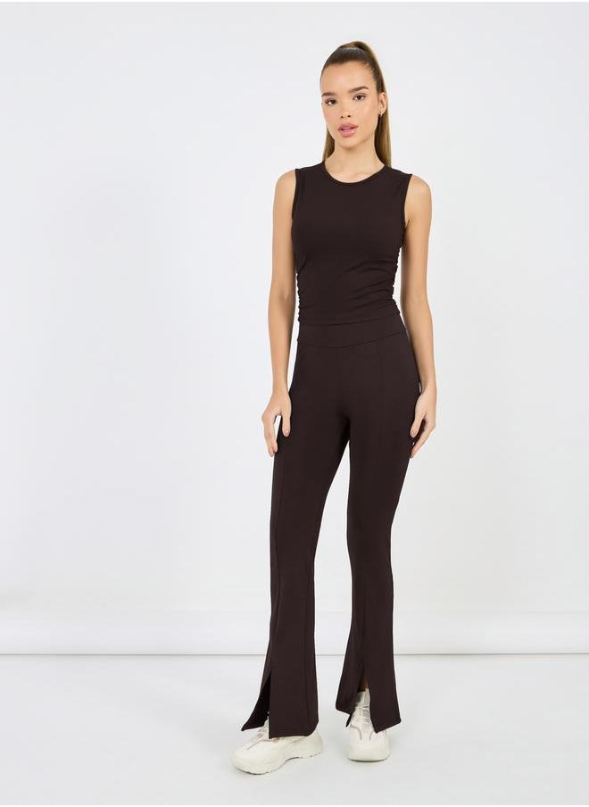 Styli Ruched Detail Padded Tank  - Image 2