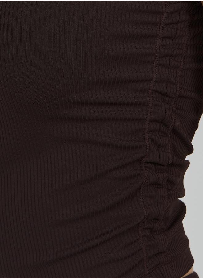 Styli Ruched Detail Padded Tank  - Image 3