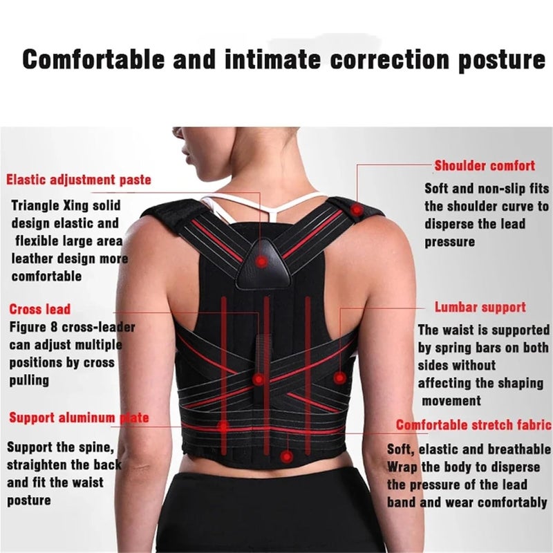 Large Size Support for Men & Women – Adjustable Back Comfort(S(46-66cm)) - Image 4