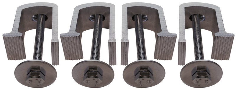 JQuad (4 Pack) Easy Mount - Truck Tool Box Clamps - Aluminum Tie Downs - Image 3