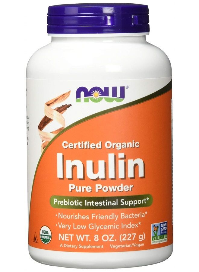 Now - Organic Inulin Powder 8 Oz - Image 1