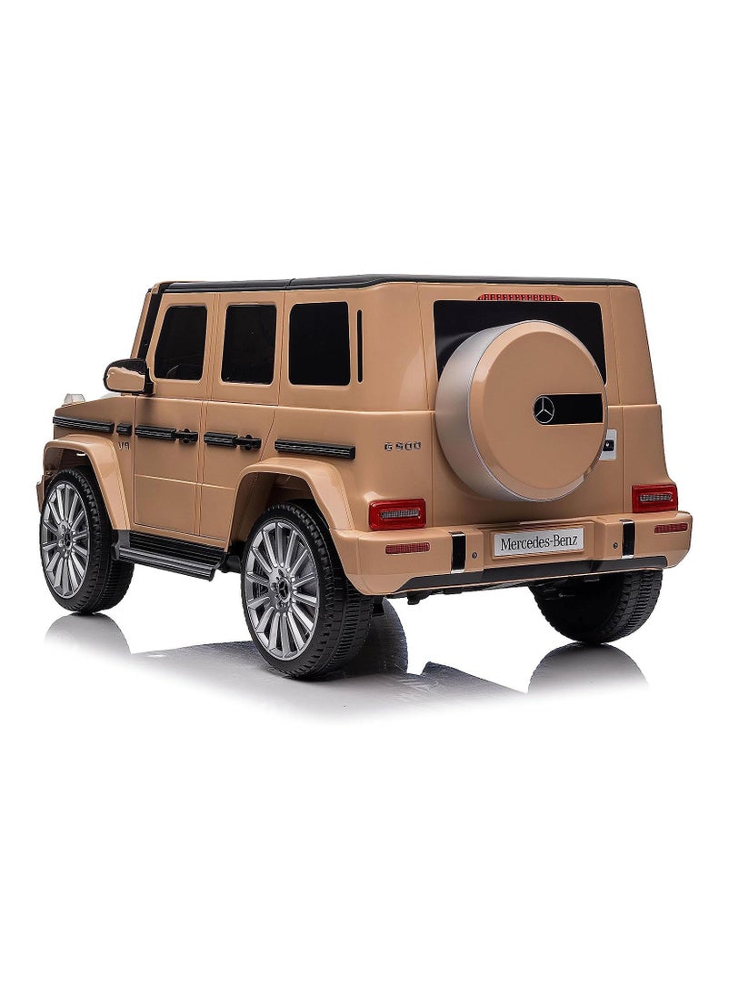 Lovely Baby - Lovely Baby Kids Powered Riding Jeep LB 670EL with Remote Control for Kids and Openable Doors and MP3 Player - Brown - Image 1