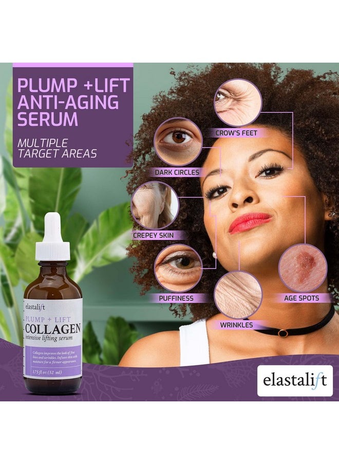 elastalift - Elastalift Collagen Serum For Face | Collagen Face Serum For Skin Tightening Helps Lift, Plump, & Firm Sagging Skin | Serums For Skin Care | Anti Wrinkle Boost, Fragrance Free, 1.75 Fl Oz - Image 1