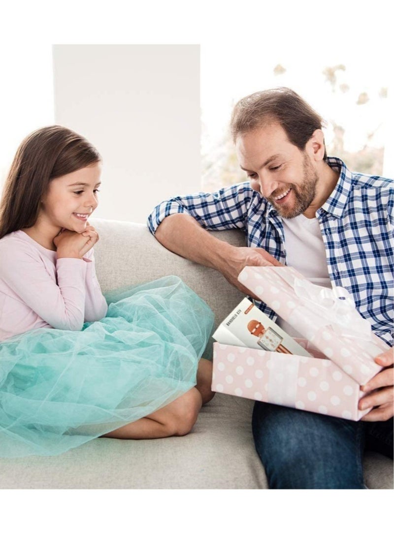 Wireless Bluetooth Karaoke Microphone,Rechargeable Kids Microphone Karaoke Machine,Professional Handheld Karaoke Mic Speaker Home KTV Kids Birthday Party - Best Gifts for Kids Adults (Gold) - Image 5