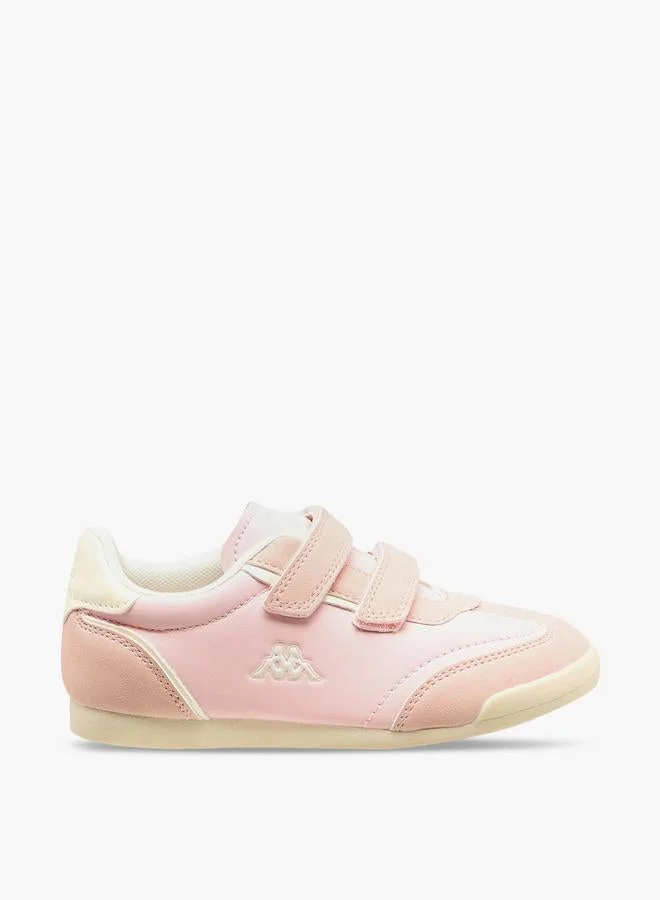 Kappa Girls Hook & Loop Ankle School Sneakers