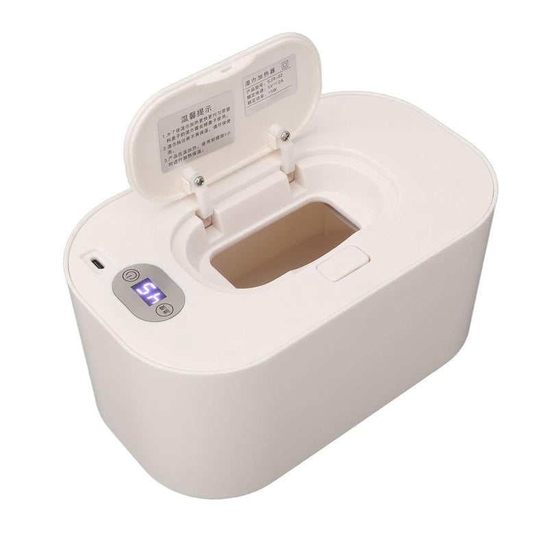 woobles Wet Wipe Warmer Large Capacity LED Screen Portable Uniform Heating Heated Wipes Dispenser - Image 3