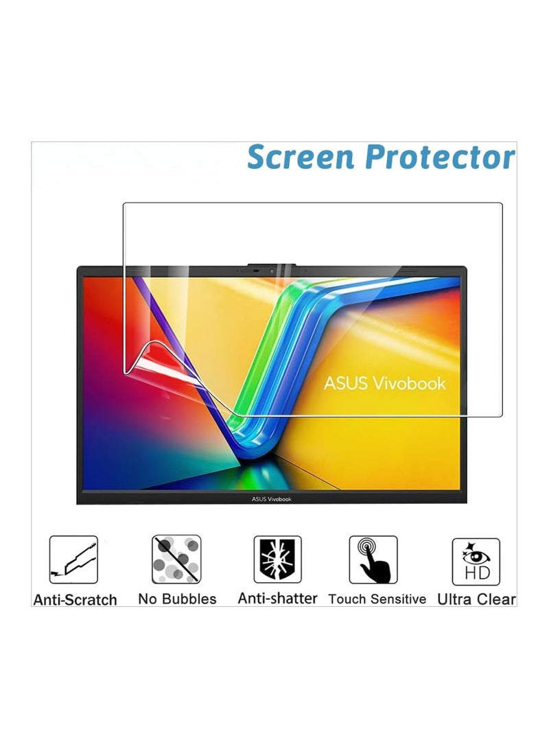 General [2 Pack] Screen Protectors Compatible with ASUS Vivobook Pro 15 2024 (N6506M) 15.6-Inch, HD Scratch Resistant Sensitive Bubble Free Soft Film  - Image 2
