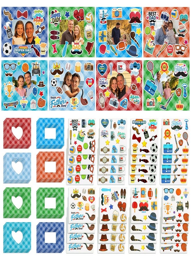 JULBEAR 32 Set Fathers Day DIY Picture Frame Craft Kit for Kids - Image 1