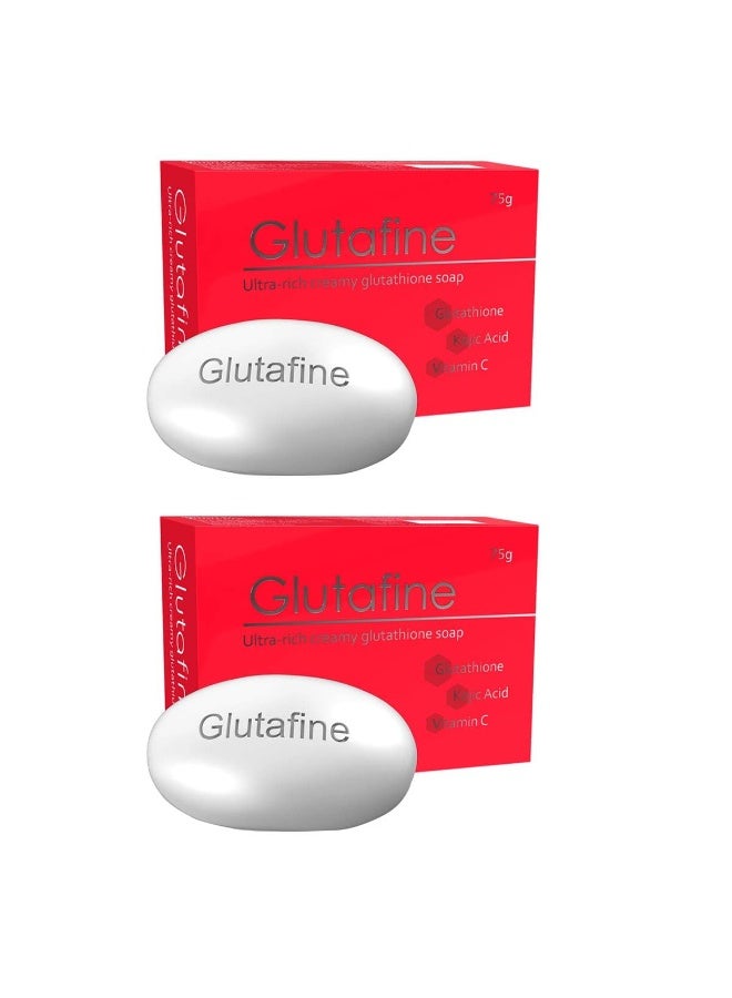 Ethiglo Glutafine Soap - 75g (Pack of 2) - Image 1