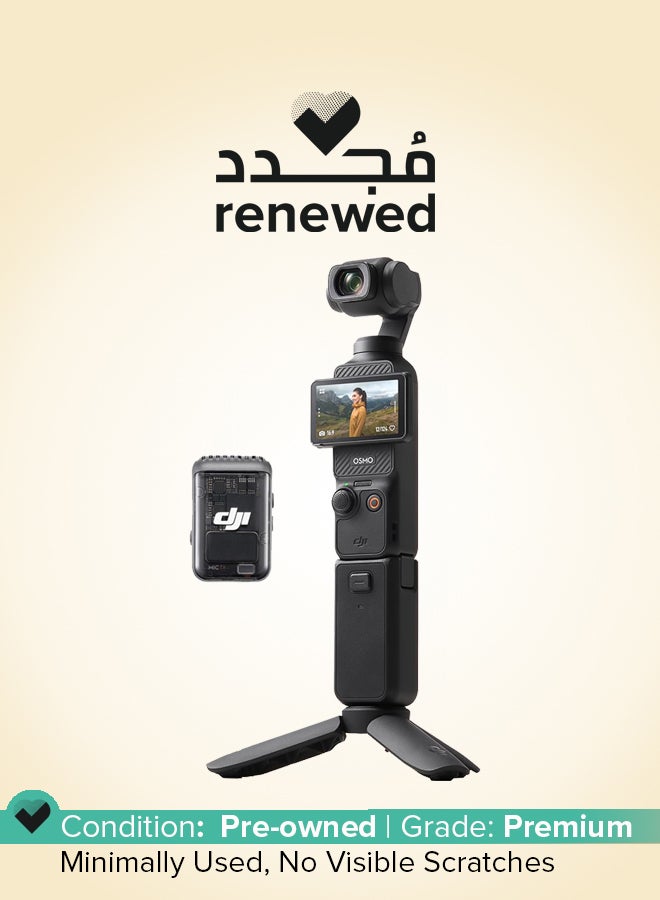 dji Renewed - Osmo Pocket 3 Creator Combo | Best Price KSA