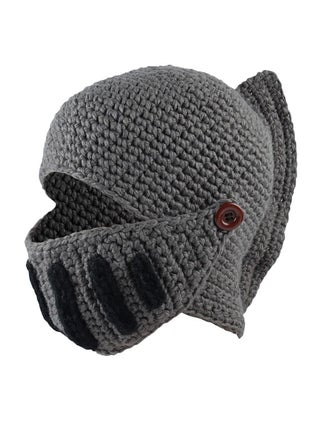 Roman Knight Helmet Winter Warm Hat, Visor Crochet Knit Beanie Hat Mask Set Handmade Earflap Ski Knitted for Adult Kids - pzsku/ZF5F362F66BFB05E0882EZ/45/_/1700818166/5a2067c0-a578-4dab-aa8b-bb70eea0674d