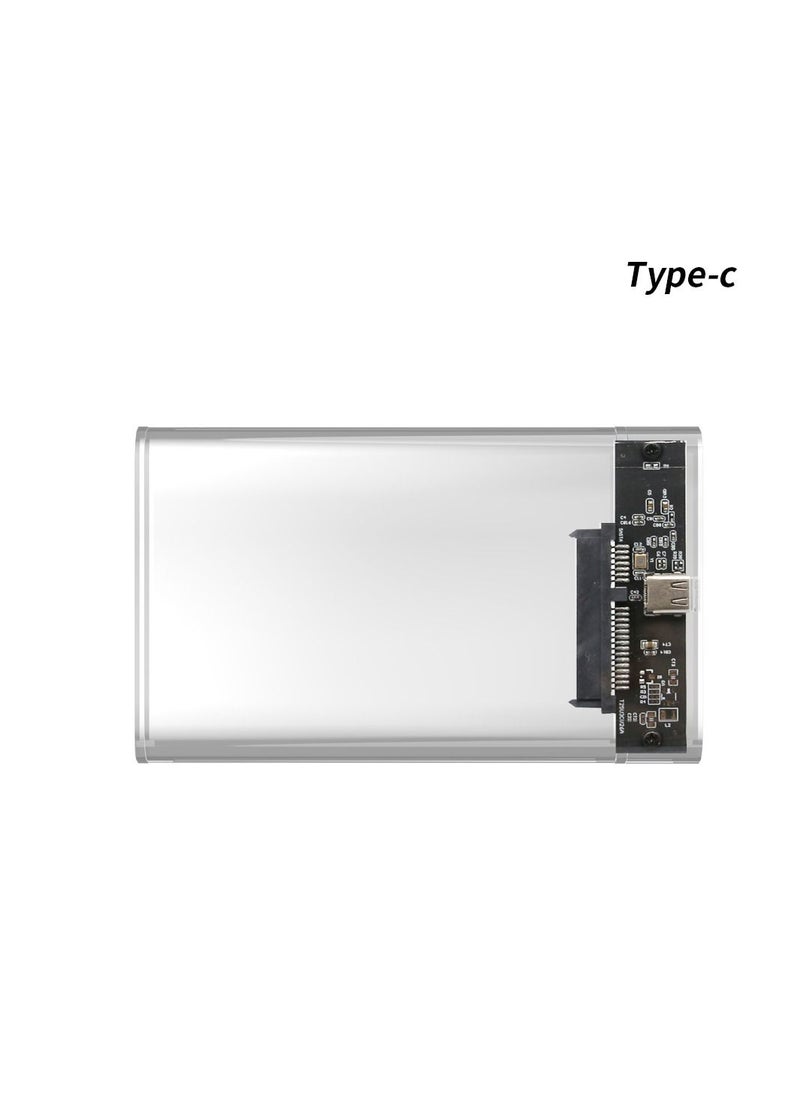 AROAQ - Transparent HDD Case for hard drive Super Speed USB 3.0 Gen 1 Mobile External Hard Drive Case - Image 1
