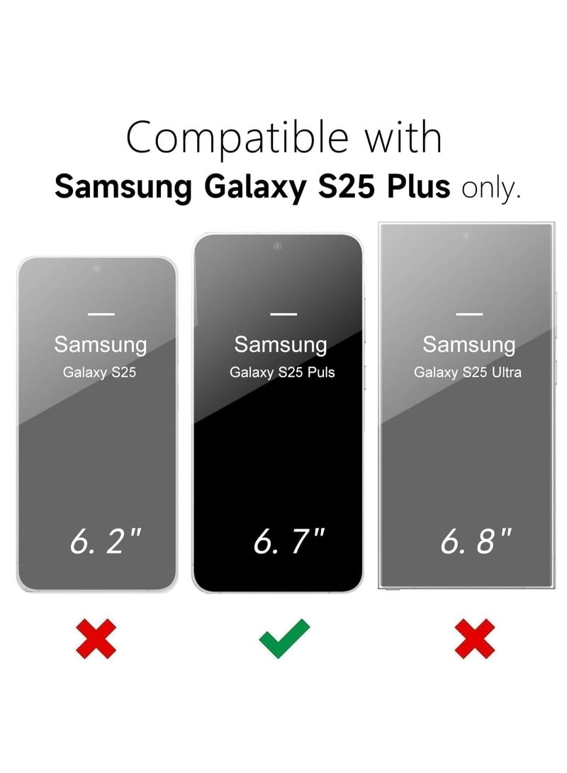 DUSALA Samsung S25 Plus Magsafe Case Cover Support Wireless Charging Shockproof Slim Fit Galaxy S25 Plus Cover Lightweight Scratch-Resistant Protective Case for Samsung Galaxy S25 Plus 6.7" Clear - Image 2