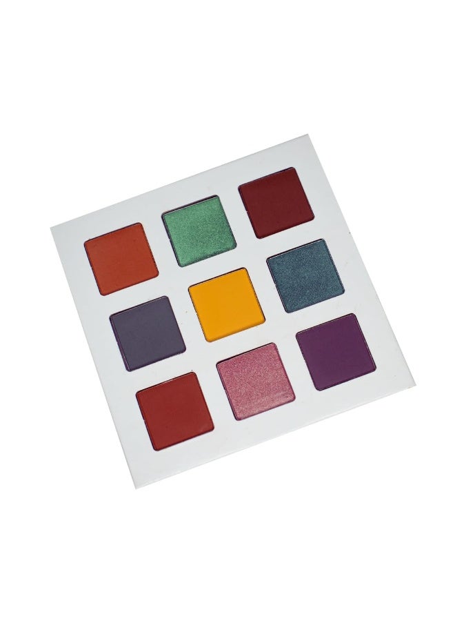 Lenphor Eye Shadow 9 in 1 Palette - Picnic Spot Matte Shimmer Glitter Pressed | All Highly Pigmented Blending Powder with Gorgeous Pearls 10.8 gm - Image 3