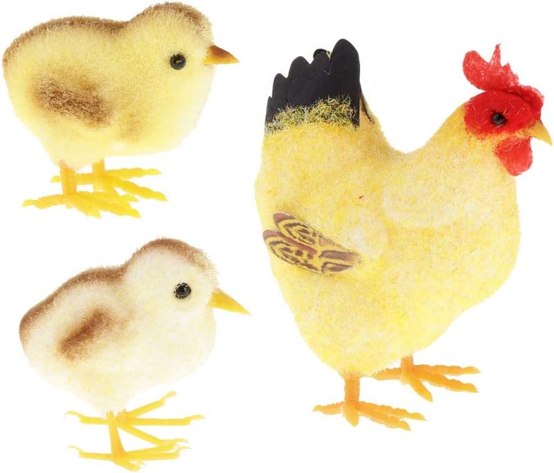 klarako Decortaive Garden Orments Chicken Figurine Statue for Outdoor Indoor Decor - Hen, as described - Image 5