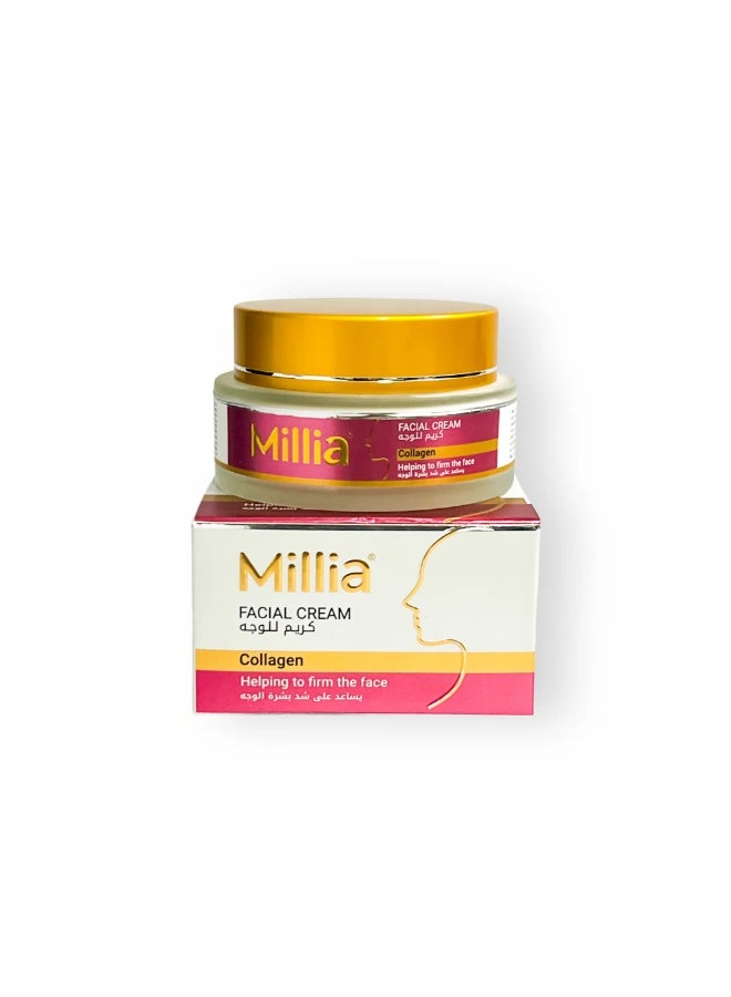 Millia Collagen Cream (100 ml) or Serum (40 ml) – Anti-Aging Collagen Skincare for Firm, Hydrated, and Youthful Skin - Image 2