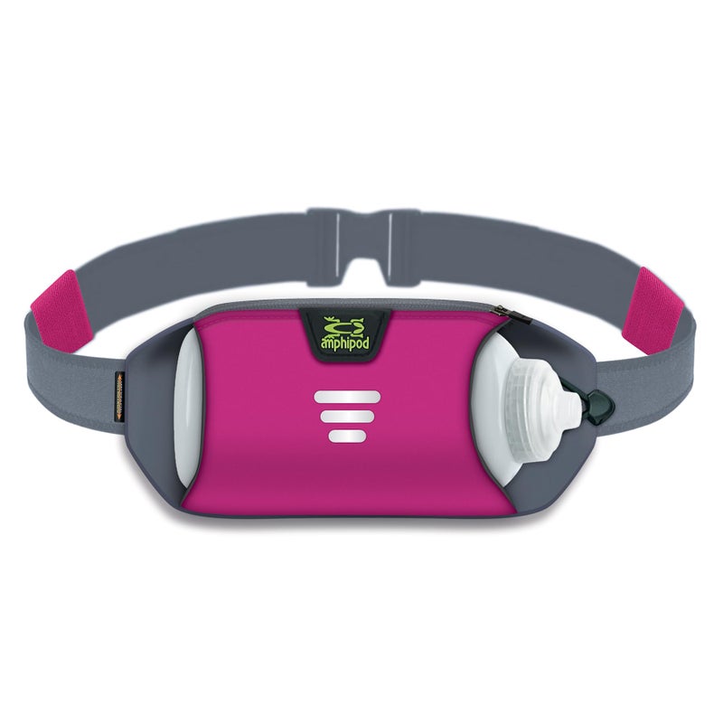 Amphipod Stealth Runner Bottle Back Storage Hydration Belt 5K10K Endurance Ultra Running Men Women 16 oz Punch 16 oz - Image 2