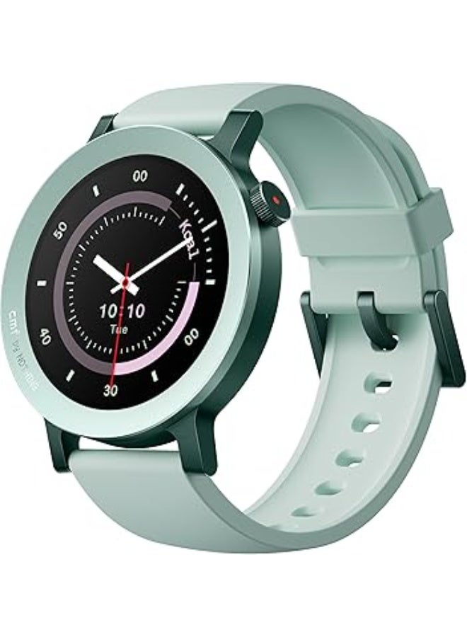 CMF Watch 3 Pro Smart Watch for Men Women, Bluetooth Call AI Smartwatch with Energy Score, Heart Rate Tracking, Sleep Monitor, GPS & 130+ Sport Modes, Fitness Tracker for Android iOS, IP68 Green - Image 1