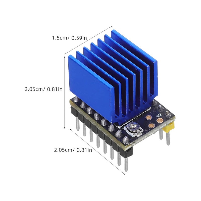 Didiseaon Tmc2209 Stepper Motor Driver Module with Heatsink Silent Motor Controller Board for 3D Printer Parts Compatible - Image 2