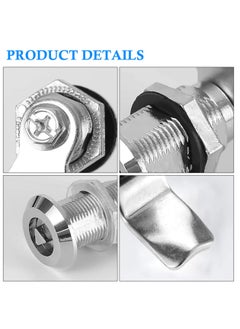 SYOSI Electric Meter Box Latch High Quality Gas Meter Box Lock with Triangle Key Threaded Cam Lock Secure Your Valuables for Mailbox Cabinet and Furniture 2 Pack  - Image 5