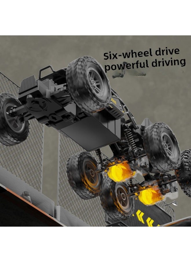 Generic [Direct Supply] Super Large Four-wheel Drive Racing Car Remote Control Car Model Alloy Remote Control Car High Speed Drift Climbing-Color:37.5cm Four-wheel Drive Eight-wheel Climbing Off-road Vehicle [earl Gray]-Proportion:3 Rechargeable Batteries [free Remote Control Battery + Charging Cable]  - Image 4
