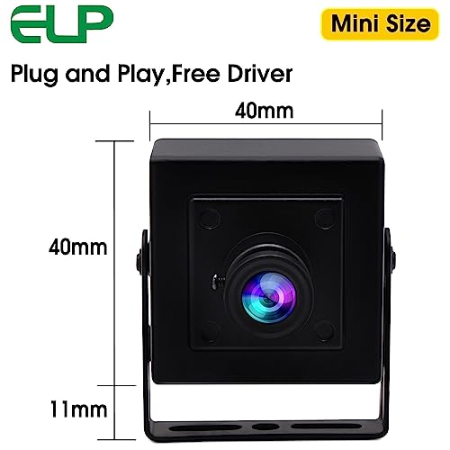 ELP Mini Box USB Camera for Computer 5megapixel HD Webcam with 3.6mm Lens for Machine Vision OV5640 UVC USB2.0 Lightburn PC Camera for Engraving Machine,3D Printer,Robot,3D Scanner - Image 5