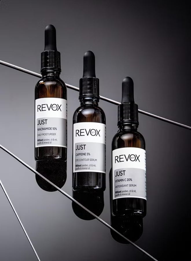 REVOX JUST Caffeine 5% Eye Contour Serum - 30ml - Image 3