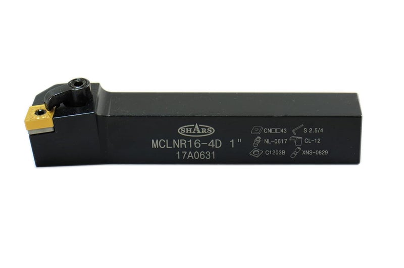 Shars 1" RH MCLN Tri-Lock Indexable Tool Holder for CNMG Insert 404-1794 P] - Image 1