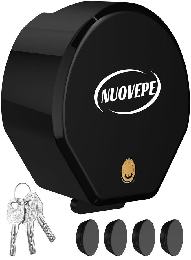 NUOVEPE Trailer Hitch Locks Coupler Tongue: Black - Image 1