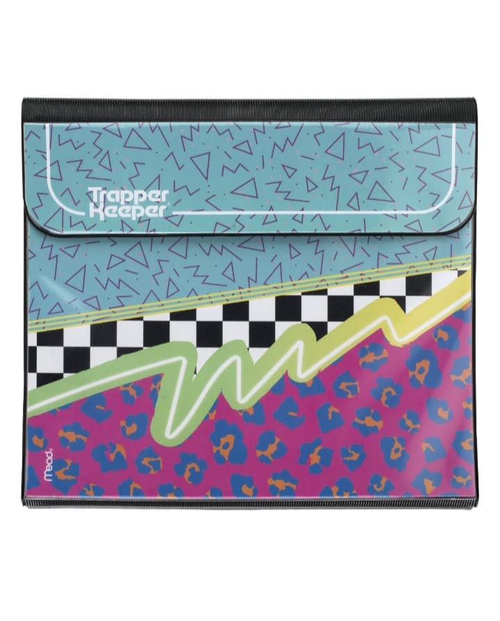Trapper Keeper Binder 1 Round Rings Funky