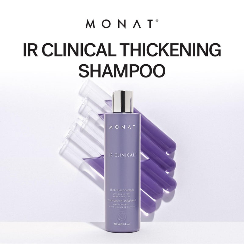 MONAT IR Clinical Thickening Shampoo â€“ Volumizing Shampoo for Dense, Thick Strands â€“ Thickening Solution Crafted from Powerful Blend of Natural Ingredients, With Rosemary & Mint And Pea Extract - Image 3