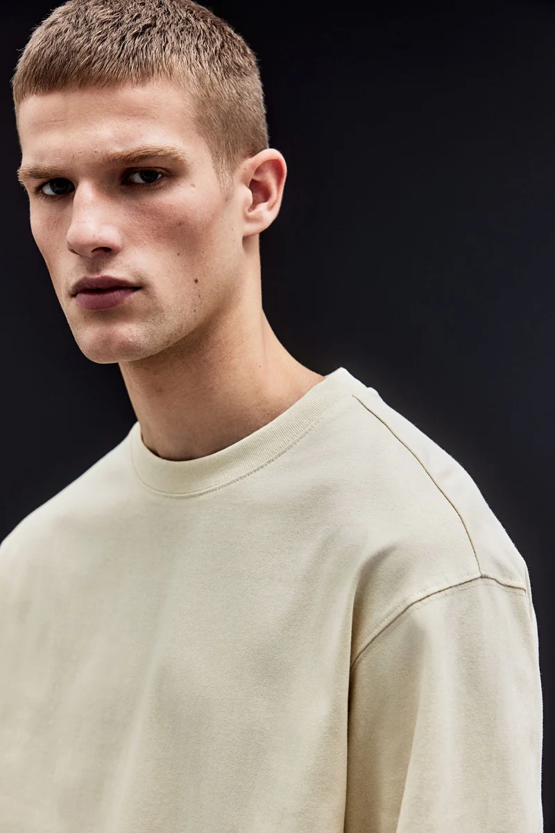 H&M Loose Fit Long-sleeved jersey top