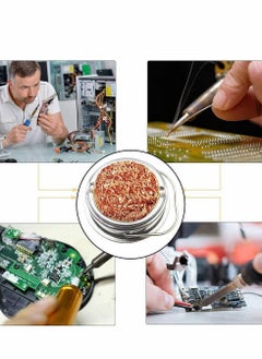 Y&D Soldering Tip Cleaner Solder Cleaning Wire and Holder Soft Coiled Brass Ball Kit, Wipe the Iron with Clean Copper Ball, No Water is Needed  - Image 5