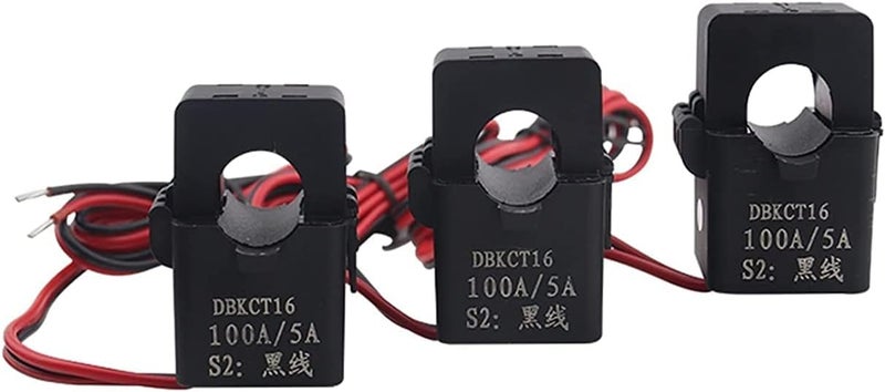 Current Transformer, Current Transformer Split cor 3PCS Split Core Current Transformer, Mini KCT16 Open Type 50A100A 150A 200A CT Buckle Type (Color : 3PCS 50A 5A) (Color : 3pcs 100a 5a) - Image 5