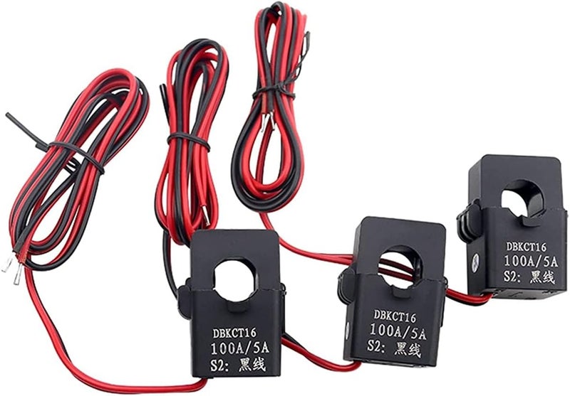 Current Transformer, Current Transformer Split cor 3PCS Split Core Current Transformer, Mini KCT16 Open Type 50A100A 150A 200A CT Buckle Type (Color : 3PCS 50A 5A) (Color : 3pcs 100a 5a) - Image 3