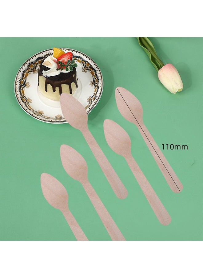 100-Piece Birchwood Spoon - Image 1