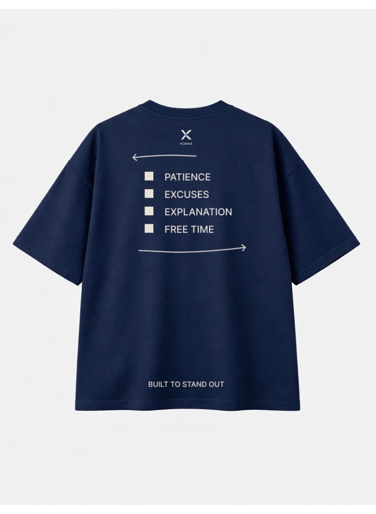 NOMAiX Currently Out of Stock T-Shirt | Graphic Oversized Tee | Streetwear Slogan | Oversized Drop Shoulder | Unisex | Made in UAE - Image 2