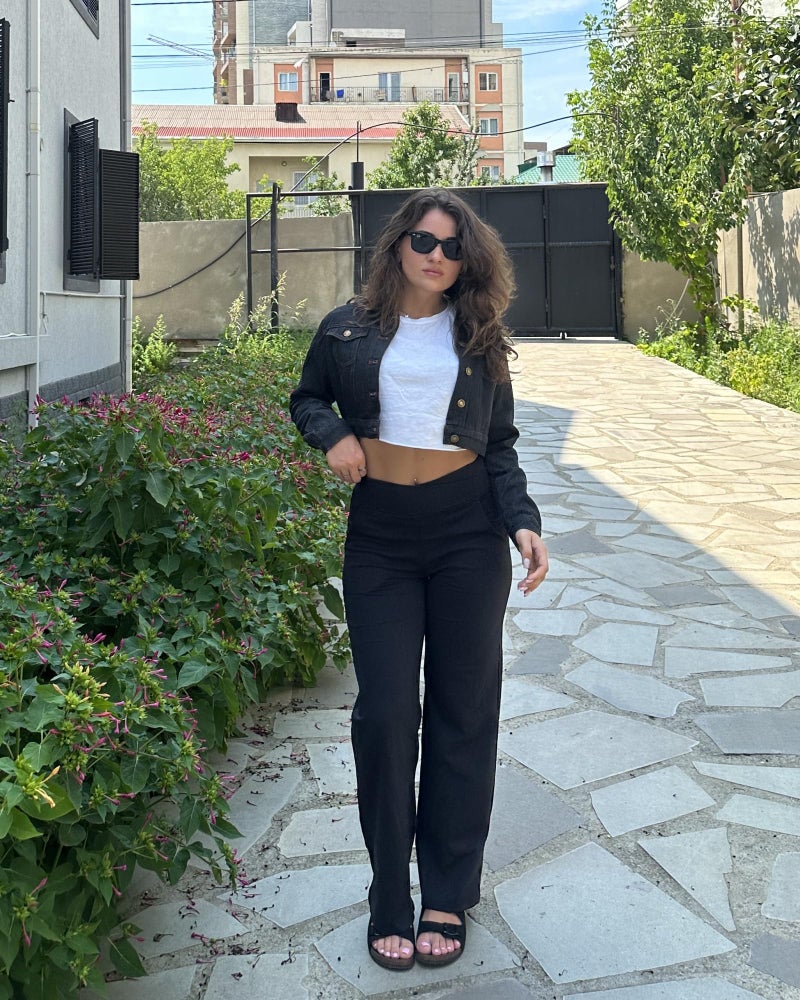 G4Free Wide Leg Pants Woman Yoga Pants with Pockets Loose Lounge Sweatpants High Waist Dress Trouser Pants for Business Casual Work(Black,XXXL,31") - Image 2