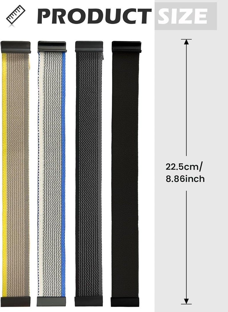 سوار بديل من النايلون المرن متوافق مع جهاز هووب 4.0 القابل للارتداء لتتبع الصحة واللياقة البدنية والنشاط، حزام بديل أنيق وقابل للتعديل أنه سهل الاستخدام ومثالي لكل المناسبات - Image 3