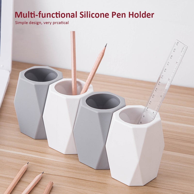 Multi-functional Pen Holder Storage Box Desktop Organizer for Office School Stationery Supplies - Image 3