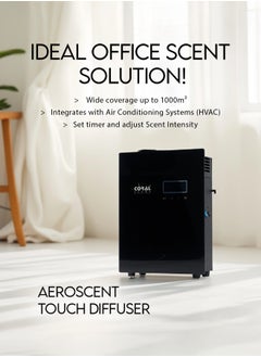 CORAL AROMA Aeroscent Touch Scent Diffuser Machine For Home And Office | HVAC Scent Machine | Infused With Cold Air Diffusion Technology | 1000 CBM Coverage | Touch Screen Control | Timer Settings  - Image 4